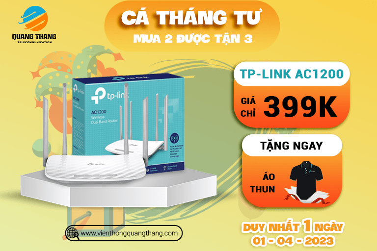 Chương trình ưu đãi " Cá Tháng Tư – Mua 2 Được Tận 3"