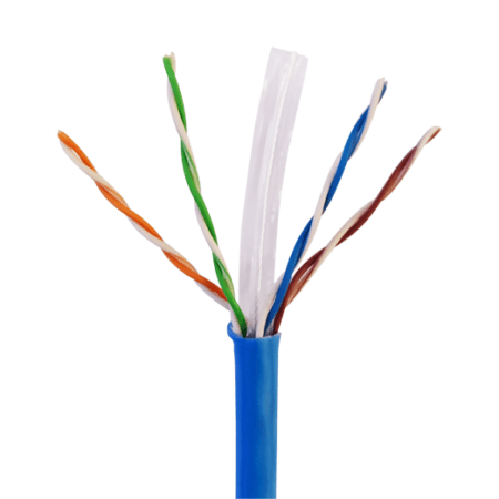 Cáp LAN CAT6E CCA UTP 23AWG 4PRS Solid – PVC