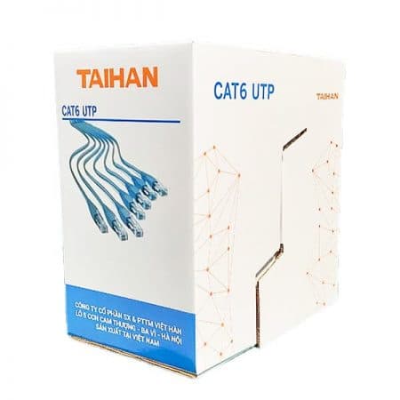 Cáp mạng CAT6 UTP CCA TAIHAN 24AWG LS-DVH – PVC