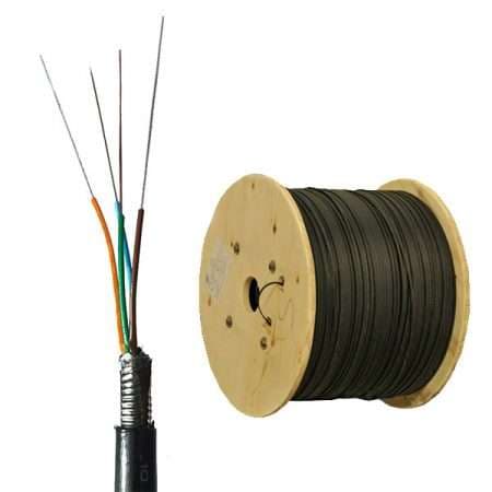 Cáp quang 24Fo Singlemode luồn ống, có lớp kẽm, chống gặm nhấm, côn trùng