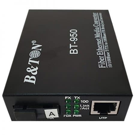 Converter quang 1 sợi BTON BT-950 SM-25A, 25km