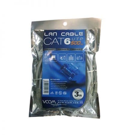 Dây Patch Cord CAT6 UTP 24AWG dài 3m