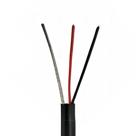 Dây thuê bao Vcom Dropwire 2x(7×0.18)Cu + ( 7×0.33)St – PVC