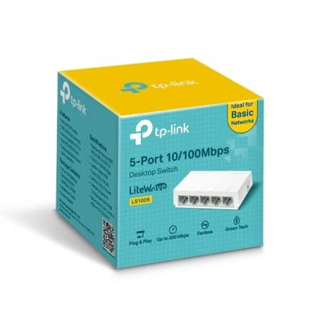 Switch 5 Port TP-Link LS1005 – Switch để bàn 5 cổng
