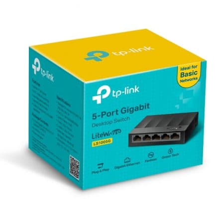 Switch 5 Port TP-Link LS1005G – Switch để bàn 5 cổng