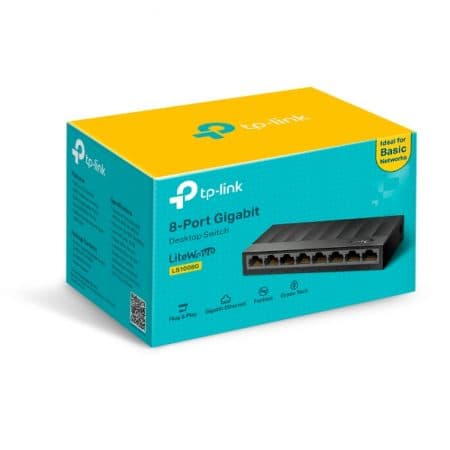 Switch 8 port Gigabit TP-Link LS1008G – Switch để bàn 8 cổng