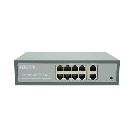 Switch APTEK SF1082P 8 Port PoE + 2 Port uplink