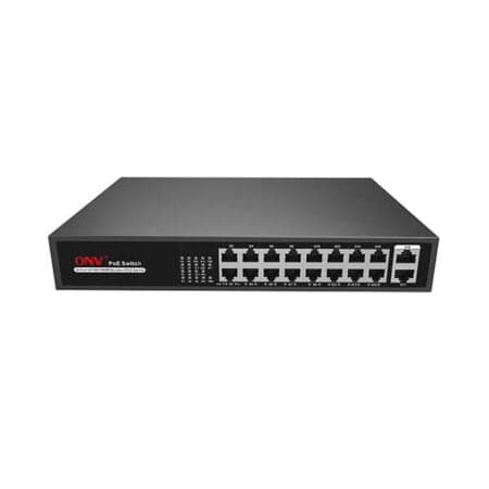 Switch POE 16 cổng 1000M + 2 port uplink ONV-H3016PS