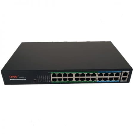 Switch Poe 24 Port Onv H1024PLS + 2 Uplink