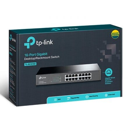 TP-Link TL-SG1016D – Switch chia tín hiệu 16 cổng Gigabit