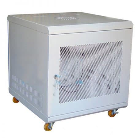 Tủ Rack 10U-D600, Tủ mạng 10U-D600 19″- Màu trắng, có bánh xe