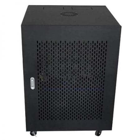 Tủ Rack 15U-D600, Tủ mạng 15U-D600 19″ – Tủ khối hàn liền có bánh xe