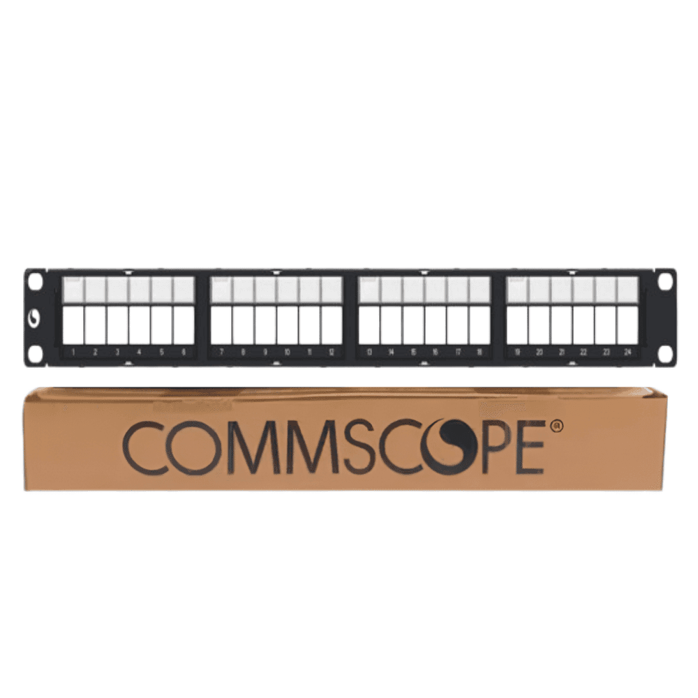 Patch Panel Rỗng CommScope Chuẩn SL 1U 24 Port Cat6A