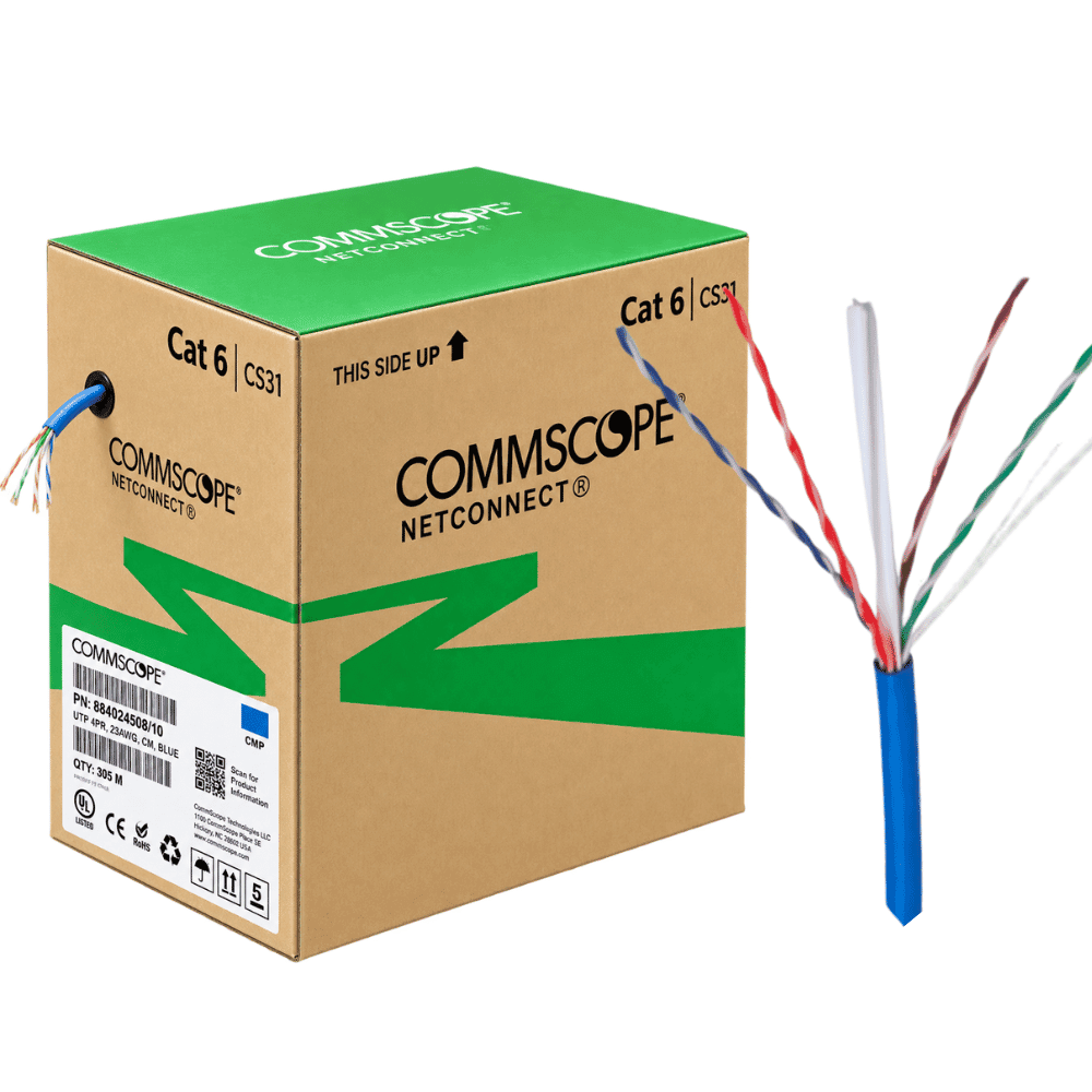 Cáp Mạng CommScope Cat6 UTP 24AWG CM 305m