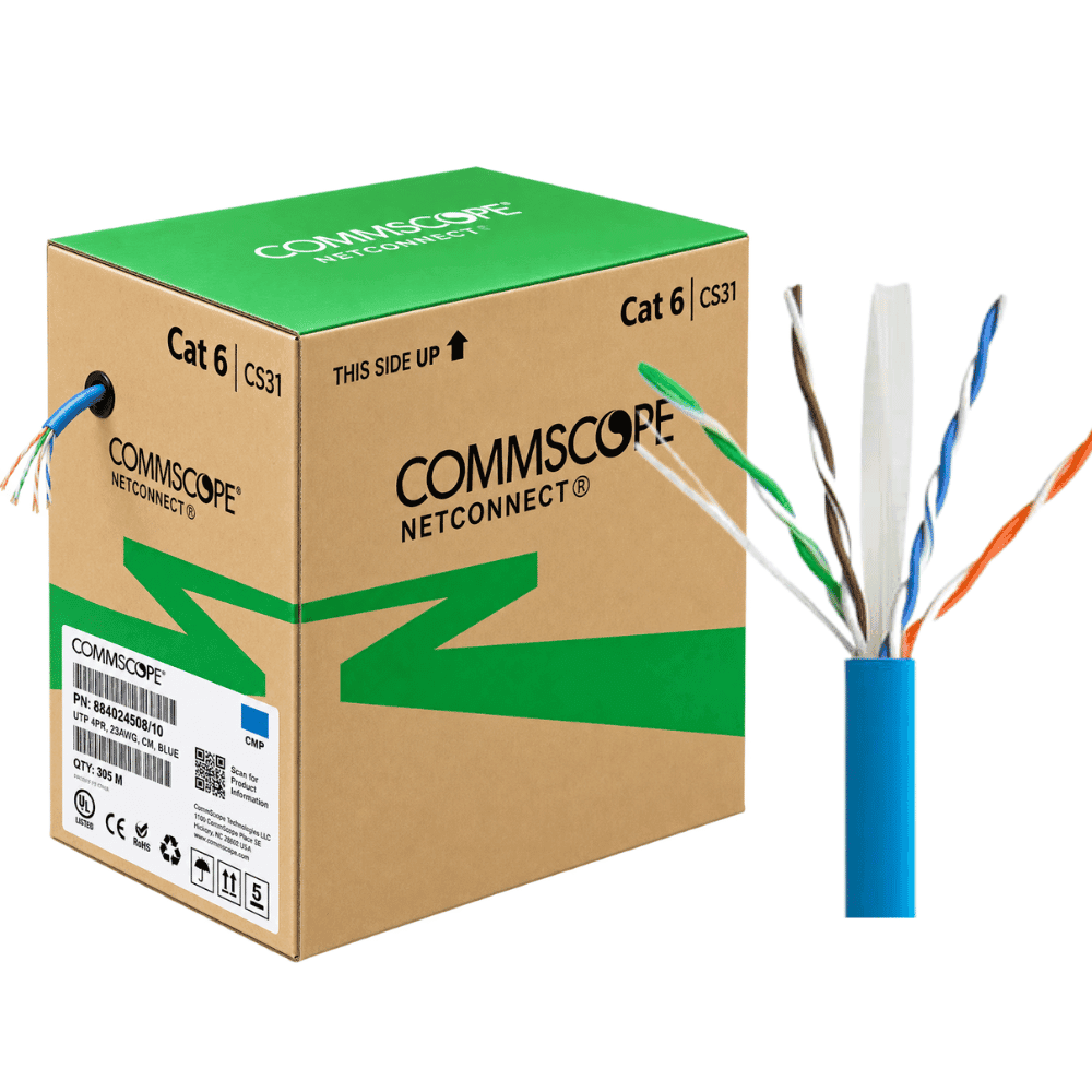 Cáp Mạng CommScope Cat6 UTP 23AWG CM 305m