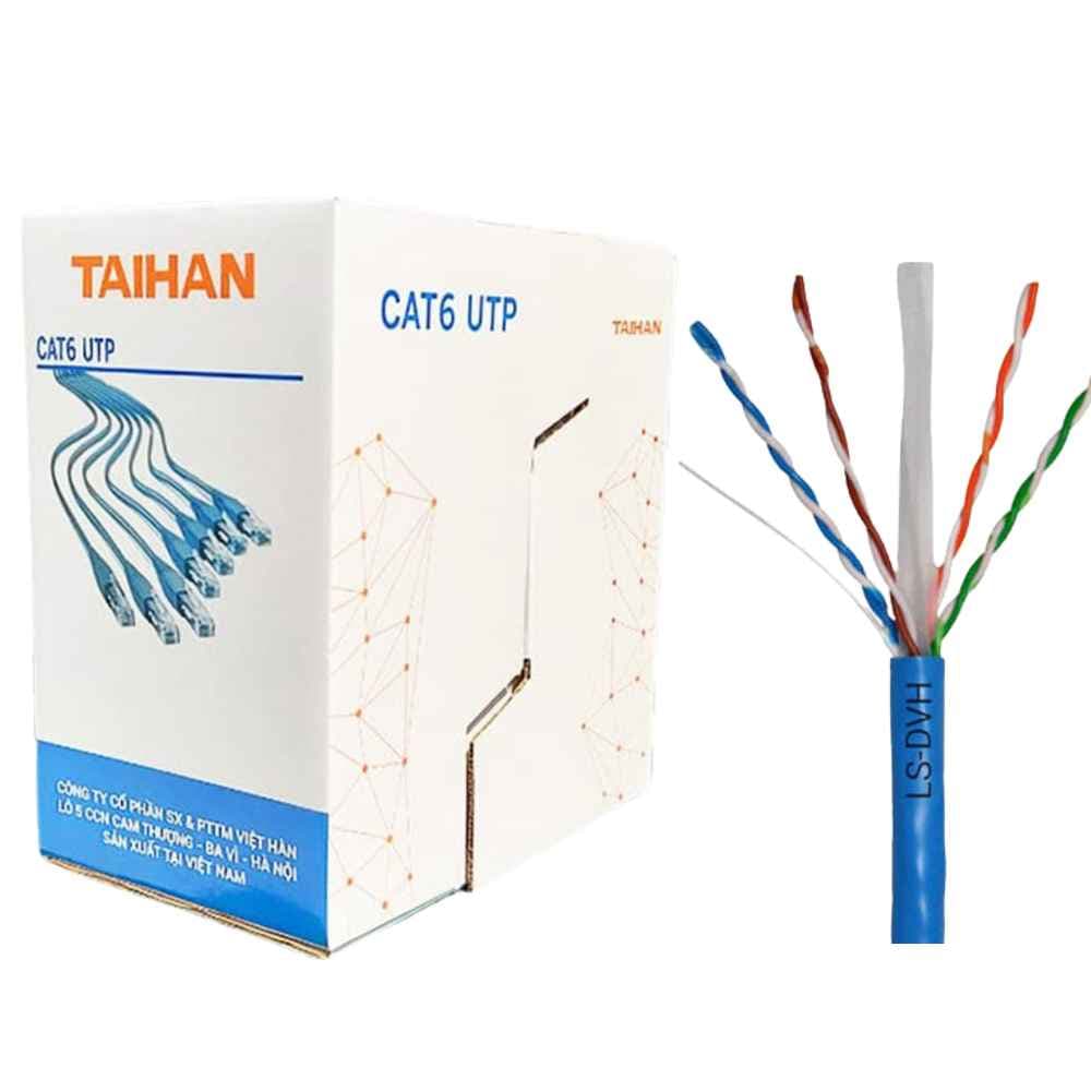 Cáp mạng CAT6 UTP CCA TAIHAN 24AWG LS-DVH – PVC