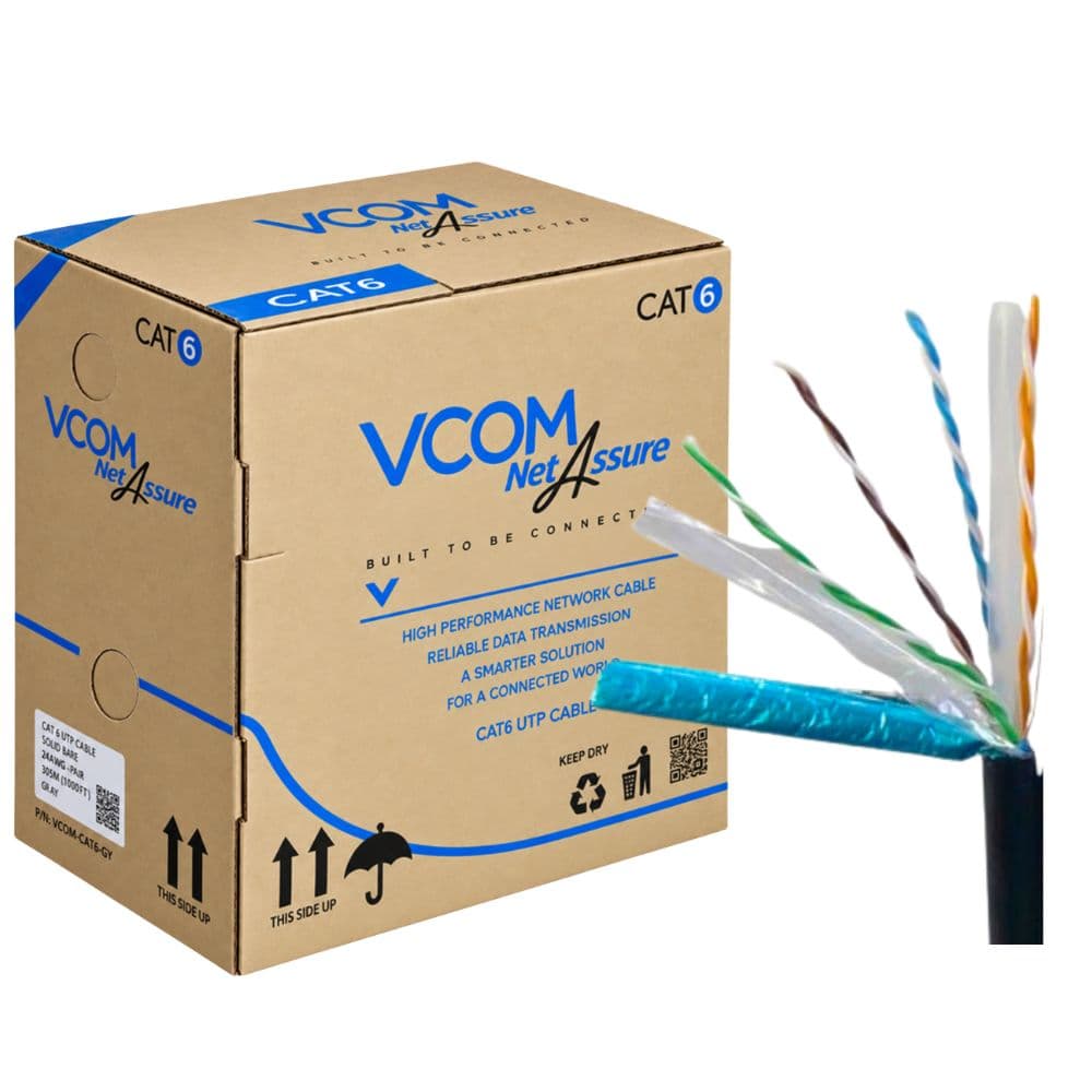 Cáp Mạng VCOM Cat6 FTP 24AWG PE 305m