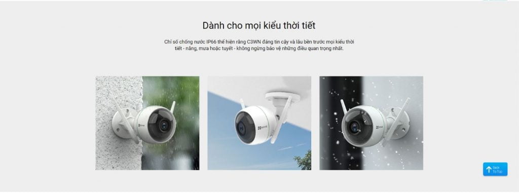 Camera Wifi EZVIZ C3WN 2MP 1080P