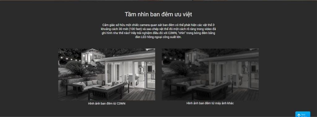 Camera Wifi EZVIZ C3WN 2MP 1080P