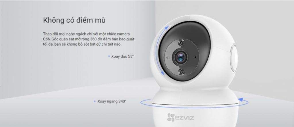 Camera wifi không dây Ezviz 2MP C6N Full HD1080P