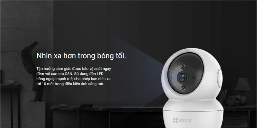 Camera Wifi không dây EZVIZ 4MP CS-C6N-D0-8B4WF