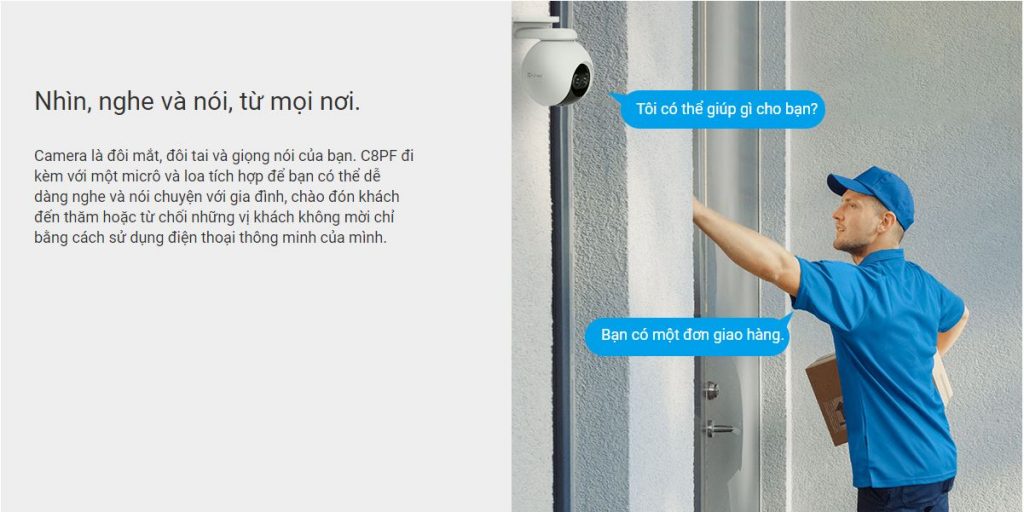 Camera Wifi không dây EZVIZ C8PF 2MP
