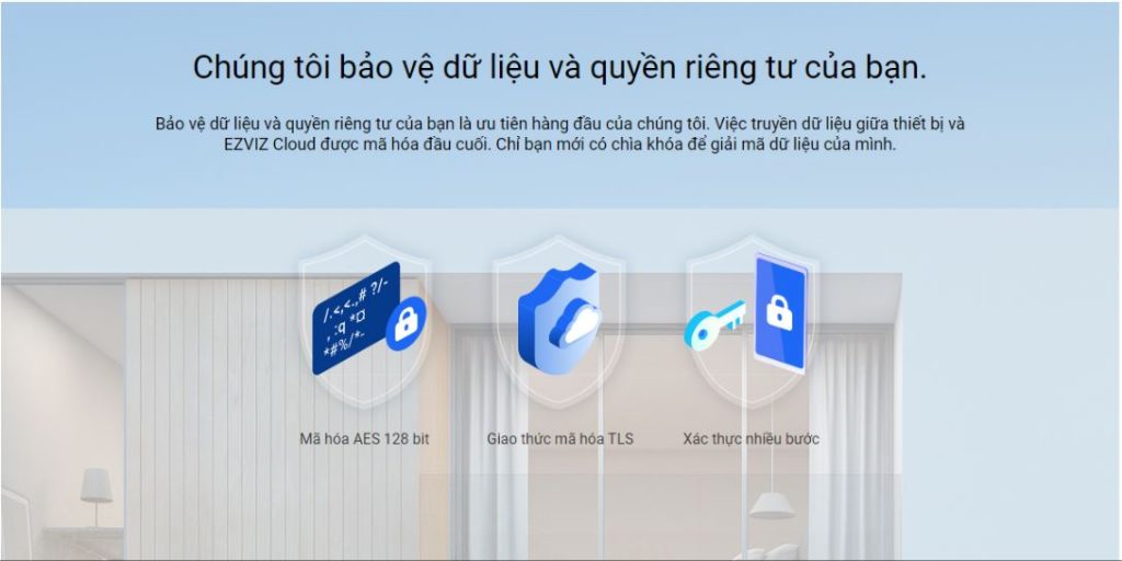 Camera Wifi ngoài trời 4MP EZVIZ C8W quay quét 360 độ