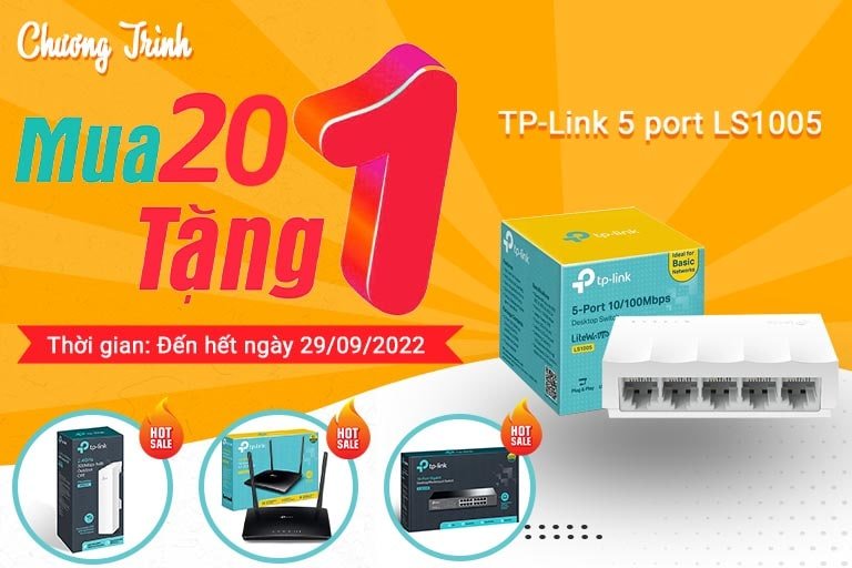 Chương trình khuyến mãi mua 20 tặng 1