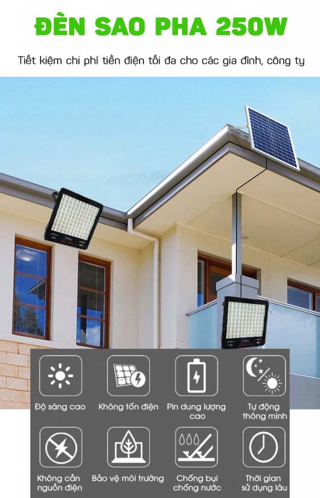 Đèn năng lượng mặt trời 250W Angel Lighting