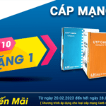 Chương trình mua 10 tặng 1 cáp mạng LS (Thùng 100m)