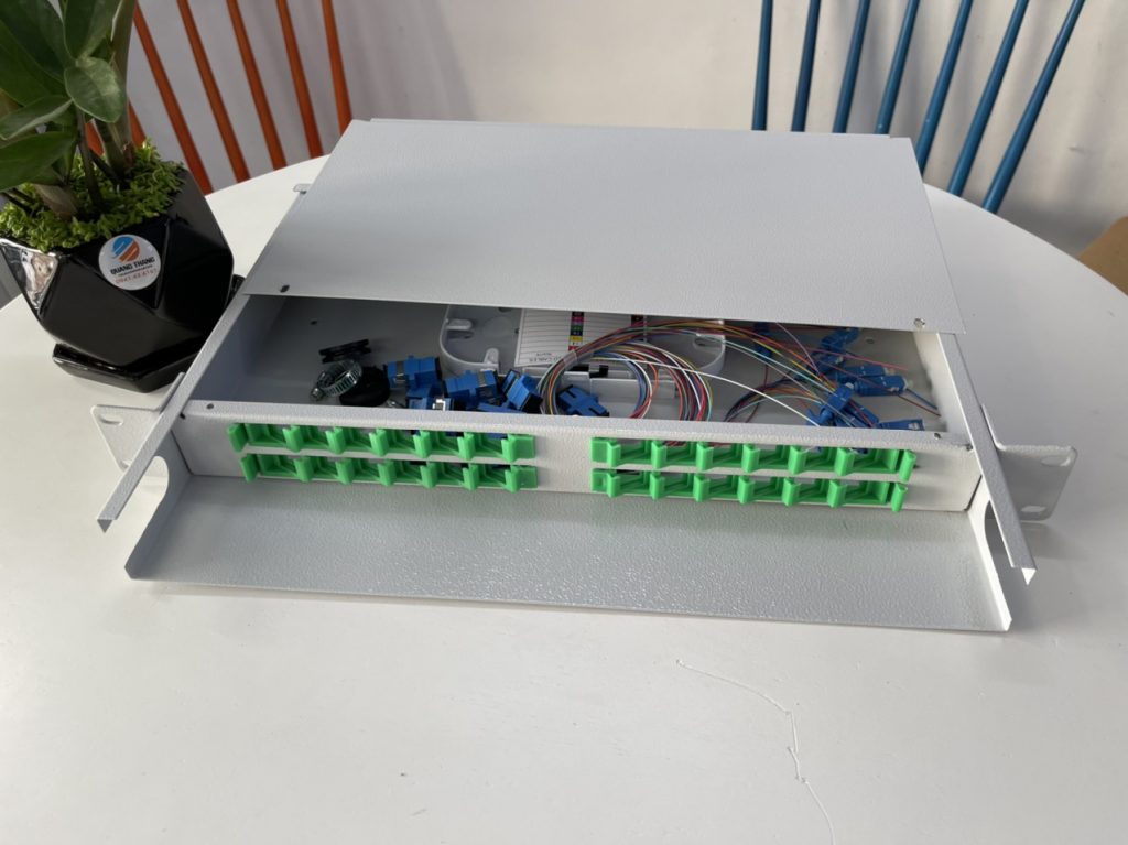 Hộp phối quang ODF 12Fo SC/UPC cố định
