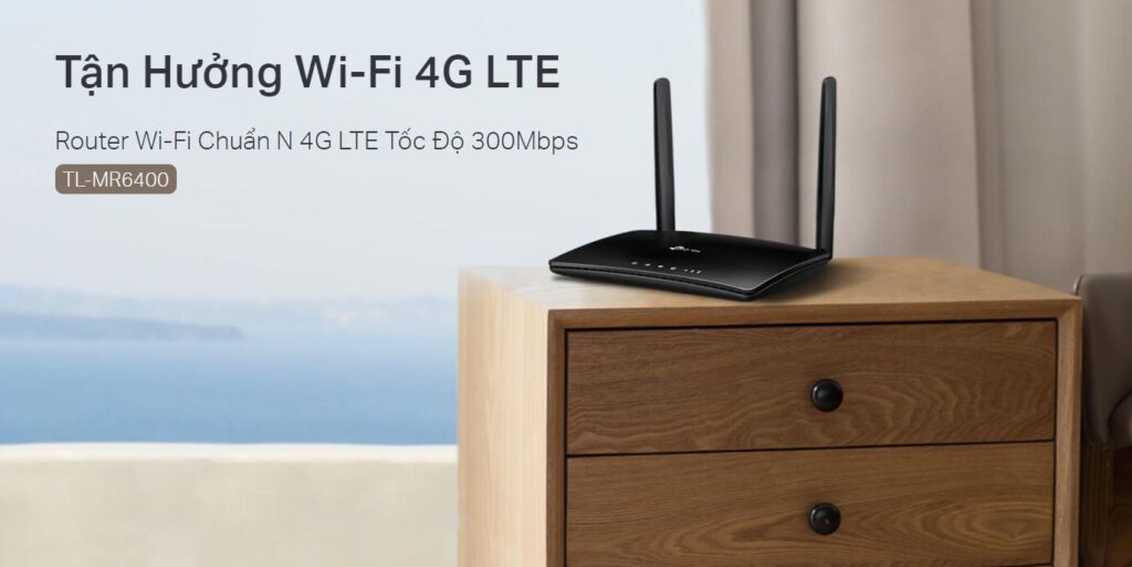 Router Wifi 4G LTE TP-Link MR6400