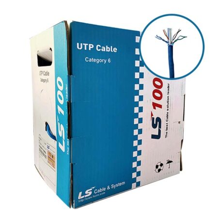 Cáp mạng LS CAT6 UTP, 24AWG – Cuộn 100M