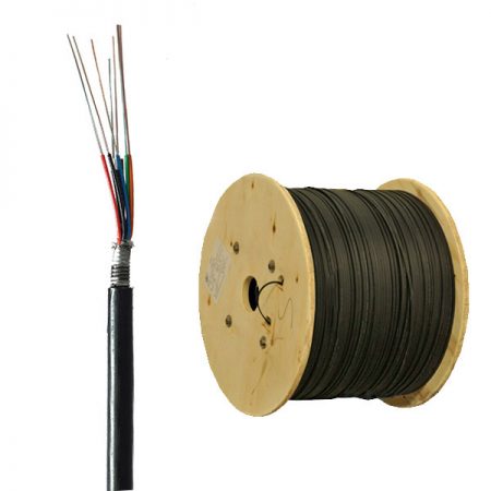 Cáp quang 96Fo Singlemode luồn ống, có lớp kẽm, chống gặm nhấm, côn trùng