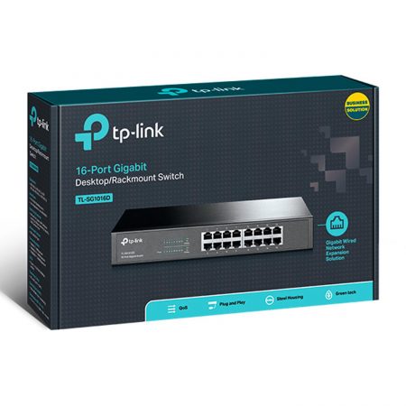 TP-Link TL-SG1016D – Switch chia tín hiệu 16 cổng Gigabit