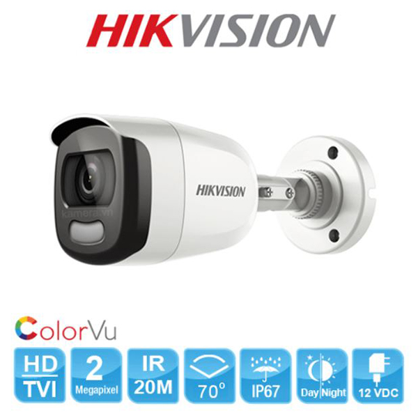 Camera quan sát analog HDTVI 2Mp HIKVISION DS-2CE10DFT-F