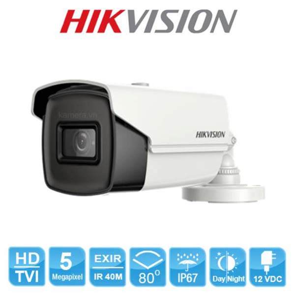 Camera quan sát analog HDTVI 5Mp HIKVISION DS-2CE16H8T-IT3F