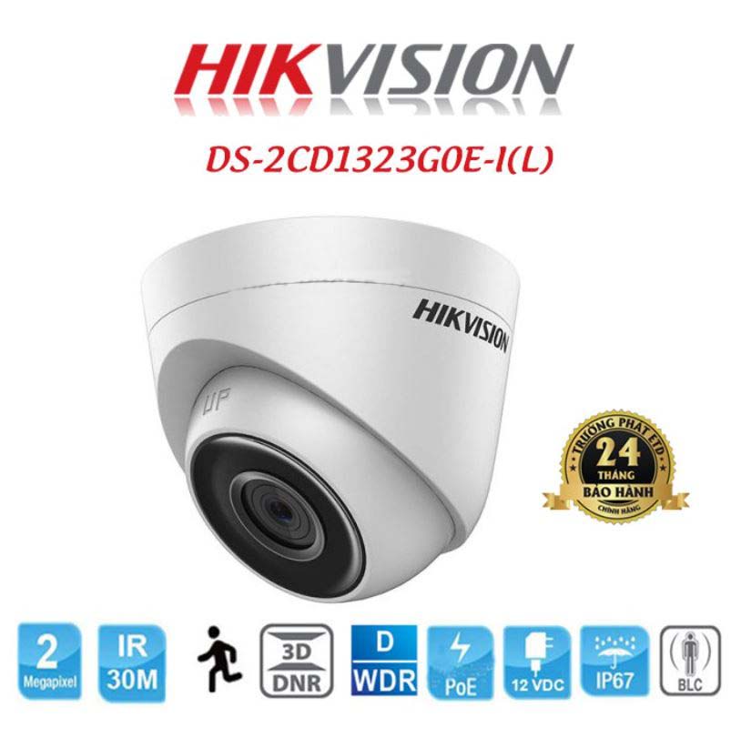 Camera IP 2MP HIKVISION DS-2CD1323G0E-I(L)
