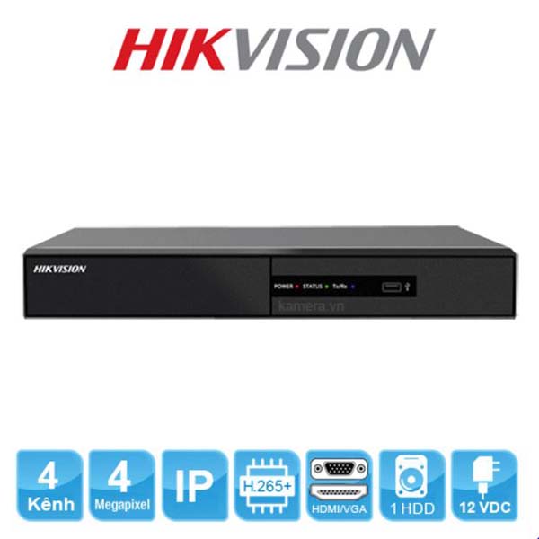 Đầu ghi hình Camera IP 4 kênh HIKVISION DS-7104NI-Q1/M