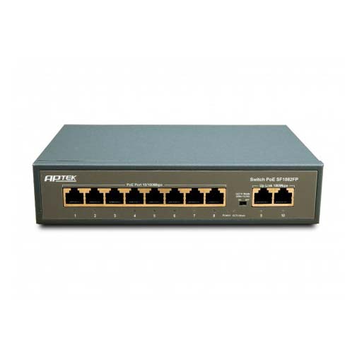 Switch APTEK SF1082FP 8 Port PoE + 2 Port uplink